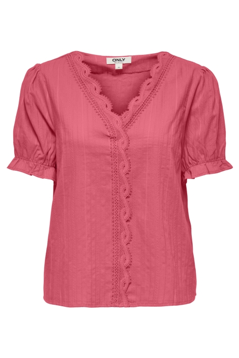 Only onlerika ss v-neck top wvn cs